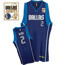 Dallas Mavericks 2011 Champion Patch -2 Jason Kidd Blue Stitched NBA Jersey