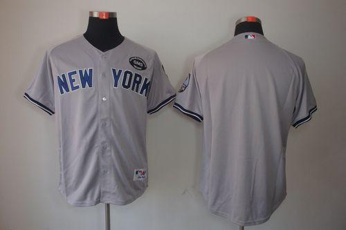 New York Yankees Blank Grey GMS  The Boss Stitched MLB Jersey