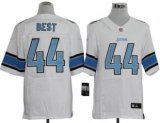 Nike Lions -44 Jahvid Best White Stitched NFL Elite Jersey