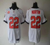 Nike Buccaneers -22 Doug Martin White With C Patch Stitched NFL Elite Jersey
