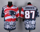 Nike New England Patriots -87 Rob Gronkowski Navy Blue NFL Elite Noble Fashion Jersey