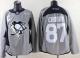 Pittsburgh Penguins -87 Sidney Crosby Grey Practice Stitched NHL Jersey