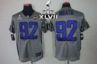 Nike Ravens -92 Haloti Ngata Grey Shadow Super Bowl XLVII Men Stitched NFL Elite Jersey
