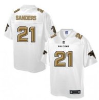 Nike Atlanta Falcons 21 Deion Sanders White NFL Pro Line Fashion Game Jersey