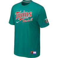 Minnesota Twins Green Nike Short Sleeve Practice T-Shirt