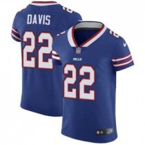 Nike Bills -22 Vontae Davis Royal Blue Team Color Stitched NFL Vapor Untouchable Elite Jersey