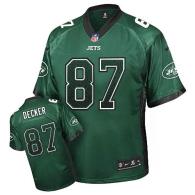Nike New York Jets -87 Eric Decker Green Team Color Men's Stitched NFL Elite Drift Fashion Jersey
