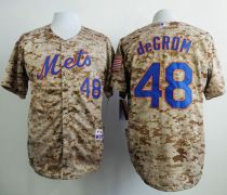 New York Mets -48 Jacob DeGrom Camo Alternate Cool Base Stitched MLB Jersey