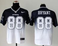 Nike Dallas Cowboys #88 Dez Bryant Navy Blue White Men's Stitched NFL Elite Fadeaway Fashion Jersey