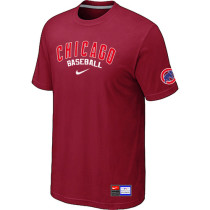 Chicago Cubs Red Nike Short Sleeve Practice T-Shirt