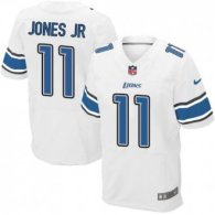 Nike Detroit Lions -11 Marvin Jones Jr White Stitched NFL Elite Jersey