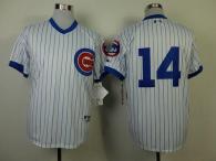 Chicago Cubs -14 Ernie Banks White 1988 Turn Back The Clock Stitched MLB Jersey