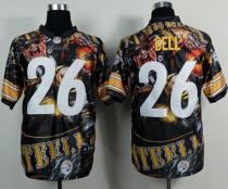 Nike Pittsburgh Steelers #26 Le'Veon Bell Team Color Men's Stitched NFL Elite Fanatical Version Jers