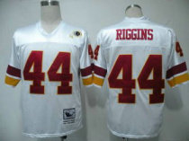 Mitchell and Ness Redskins -44 John Riggins White Stitched Throwback NFL Jersey