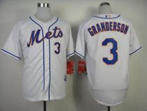 New York Mets -3 Curtis Granderson White Alternate Cool Base Stitched MLB Jersey