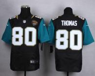 Nike Jacksonville Jaguars #80 Julius Thomas Black Alternate Men's Stitched NFL Elite Jersey