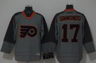 Philadelphia Flyers -17 Wayne Simmonds Charcoal Cross Check Fashion Stitched NHL Jersey