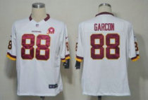 Nike Redskins -88 Pierre Garcon White With 80TH Patch Stitched NFL Game Jersey