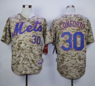 New York Mets -30 Michael Conforto Camo Alternate Cool Base Stitched MLB Jersey