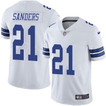 Nike Cowboys -21 Deion Sanders White Stitched NFL Vapor Untouchable Limited Jersey