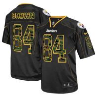 Nike Pittsburgh Steelers #84 Antonio Brown Black Men's Stitched NFL Elite Camo Fashion Jersey