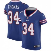 Nike Bills -34 Thurman Thomas Royal Blue Team Color Stitched NFL Vapor Untouchable Elite Jersey