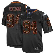 Nike Denver Broncos #94 DeMarcus Ware New Lights Out Black Men's Stitched NFL Elite Jersey