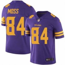 Nike Vikings -84 Randy Moss Purple Stitched NFL Limited Rush Jersey
