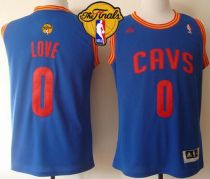 Revolution 30 Cleveland Cavaliers -0 Kevin Love Light Blue The Finals Patch Stitched NBA Jersey