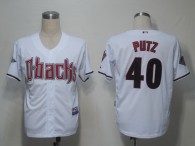 Arizona Diamondbacks #40 JJ Putz White Cool Base Stitched MLB Jersey