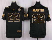 Nike Tampa Bay Buccaneers -22 Doug Martin Black Stitched NFL Elite Pro Line Gold Collection Jersey