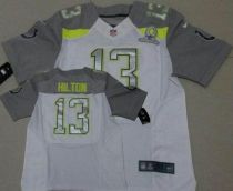 Nike Indianapolis Colts #13 TY Hilton White Pro Bowl Men's Stitched NFL Elite Team Carter Jersey