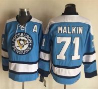 Pittsburgh Penguins -71 Evgeni Malkin Blue Alternate CCM Throwback Stitched NHL Jersey
