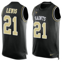 Nike Saints -21 Keenan Lewis Black Team Color Stitched NFL Limited Tank Top Jersey