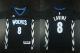 Minnesota Timberwolves -8 Zach LaVine Black Alternate Stitched NBA Jersey