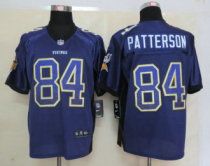 2013 NEW Nike Minnesota Vikings 84 Patterson Drift Fashion Purple Elite Jerseys