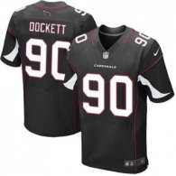 Nike Arizona Cardinals -90 Dockett Jersey Black Elite Alternate Jersey