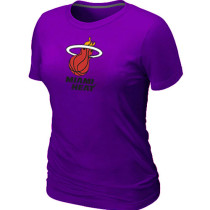 NBA Miami Heat Big Tall Primary Logo Women T-Shirt (9)