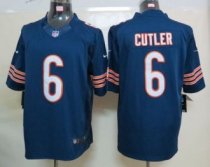 Nike Bears -6 Jay Cutler Navy Blue Team Color Stitched NFL Limited Jersey