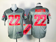 Autographed Nike Tampa Bay Buccaneers #22 Doug Martin Grey Shadow Men‘s Stitched NFL Elite Jersey