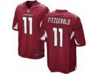 NEW NFL Arizona Cardinals 11 Larry Fitzgerald Red Jerseys(Game)