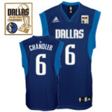 Dallas Mavericks 2011 Champion Patch -6 Tyson Chandler Dark Blue Stitched NBA Jersey