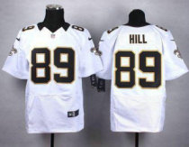 Nike New Orleans Saints -89 Josh Hill White Stitched NFL Elite Jersey