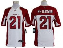 Nike Cardinals -21 Patrick Peterson White Men's Stitched NFL Limited Jersey