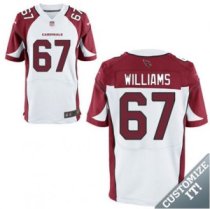 Nike Arizona Cardinals -67 Williams Jersey White Elite Road Jersey