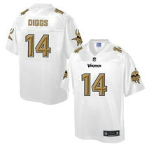 Nike Minnesota Vikings -14 Stefon Diggs White NFL Pro Line Fashion Game Jersey