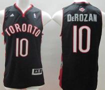 Revolution 30 Toronto Raptors -10 DeMar DeRozan Black Stitched NBA Jersey