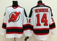 New Jersey Devils -14 Adam Henrique White Stitched NHL Jersey