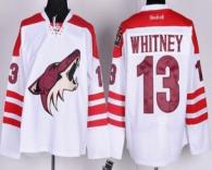 Arizona Coyotes -13 Ray Whitney White Road Stitched NHL Jersey