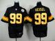 Nike Pittsburgh Steelers #99 Brett Keisel Black Gold No Men's Stitched NFL Elite Jersey